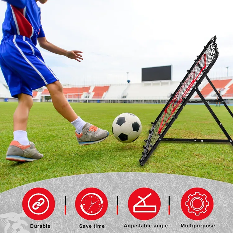 Allenatore di calcio per rete da allenamento per calcio con rete da rimbalzo per softball da calcio all'ingrosso