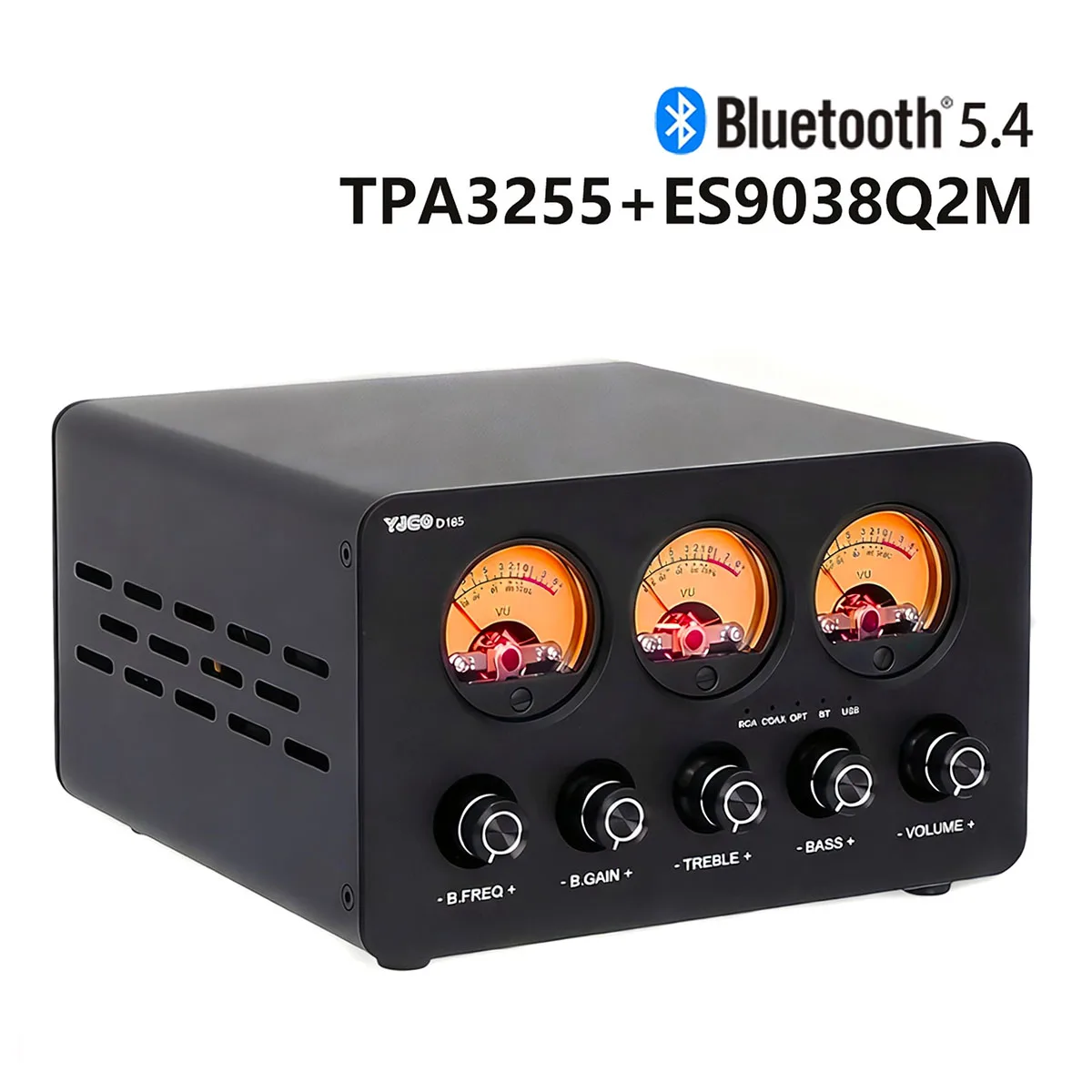 

300W*2+600W Dual TPA3255 Digital Power Amplifier 2.1 Sound Amplificador Speaker Home Audio Amp Bluetooth 5.4 ES9038Q2M Decoding