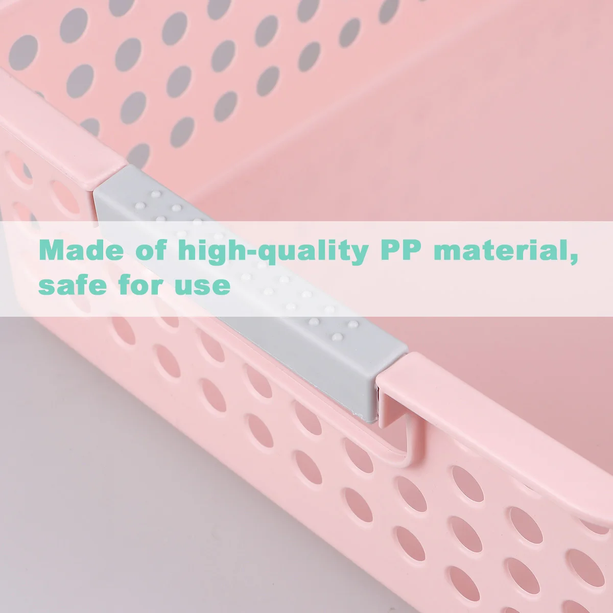 

3pcs Plastic File Storage Basket Hollow Out Design For Office Paper Organizer Large Capacity Desktop Document Holder Smooth