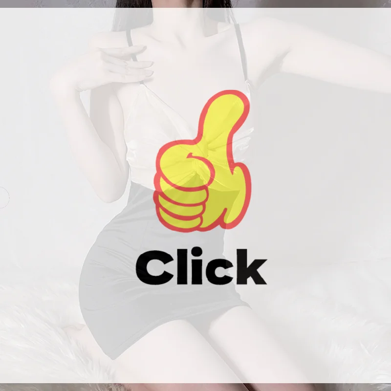 

Sexy Camisole Dress With Patchwork And Erotic Lingerie Hip Hugging Nightgown