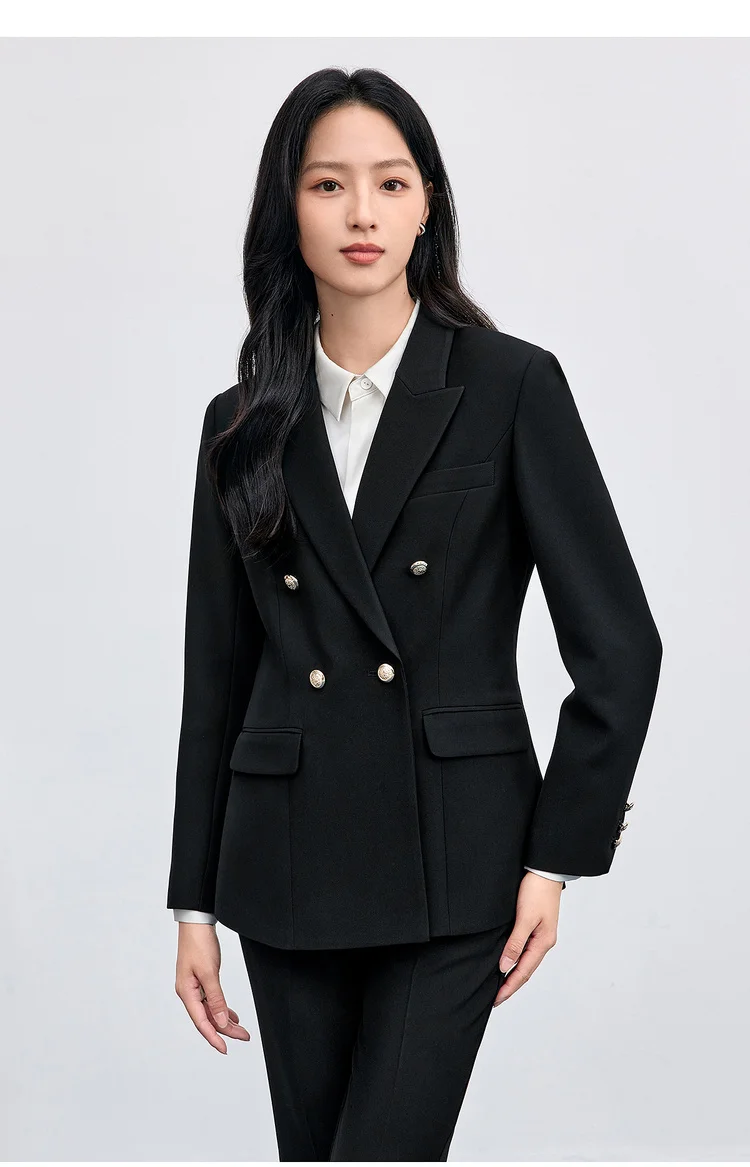 SENTUBILA ‌ Damenblazer ‌ Slim Fit Mäntel Herbst 2026 Damen Bürokleidung ‌ Langarm ‌ Jacke ‌ Damen-Formelle Kleidung 153XA1646 – Detail 27