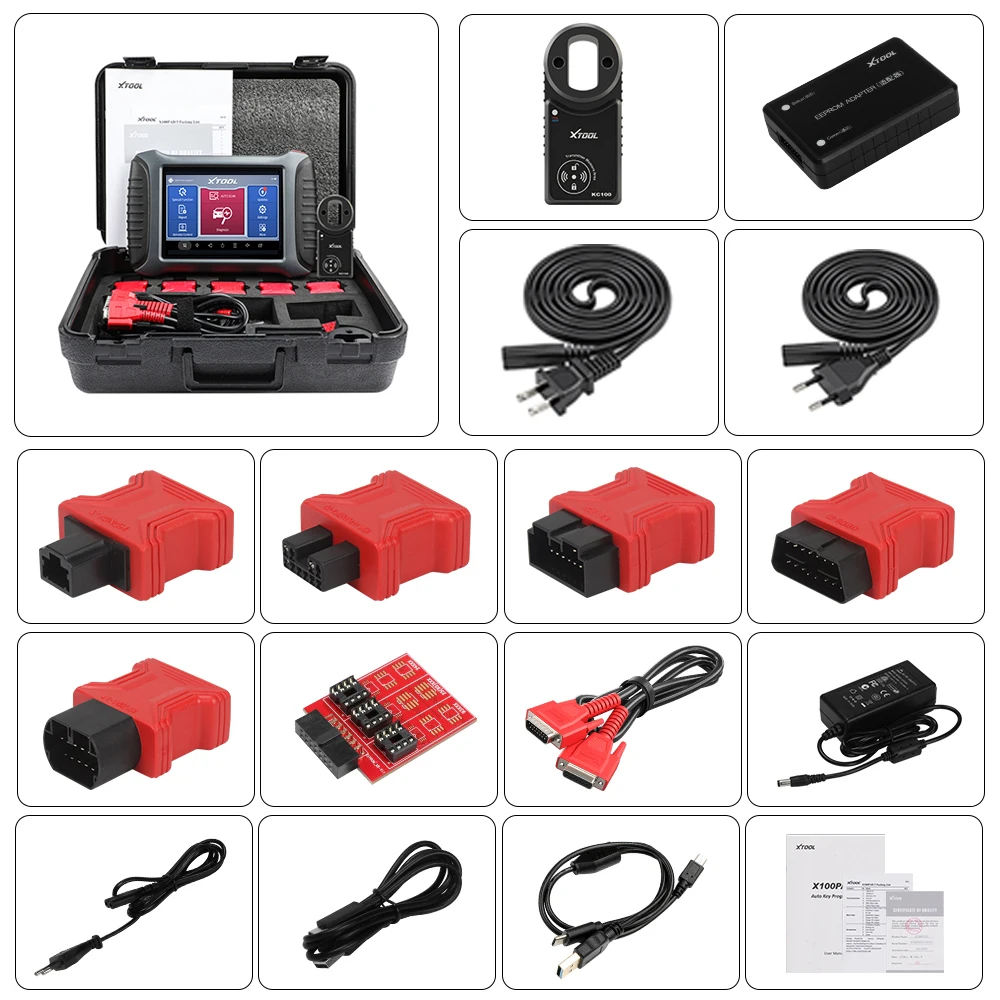 Picture 7: X100 PAD3 Auto Key Programming Scan Tool Full System OBD2 Diagnostic Scanner IMMO ECU Coding With 38+ Reset Functions