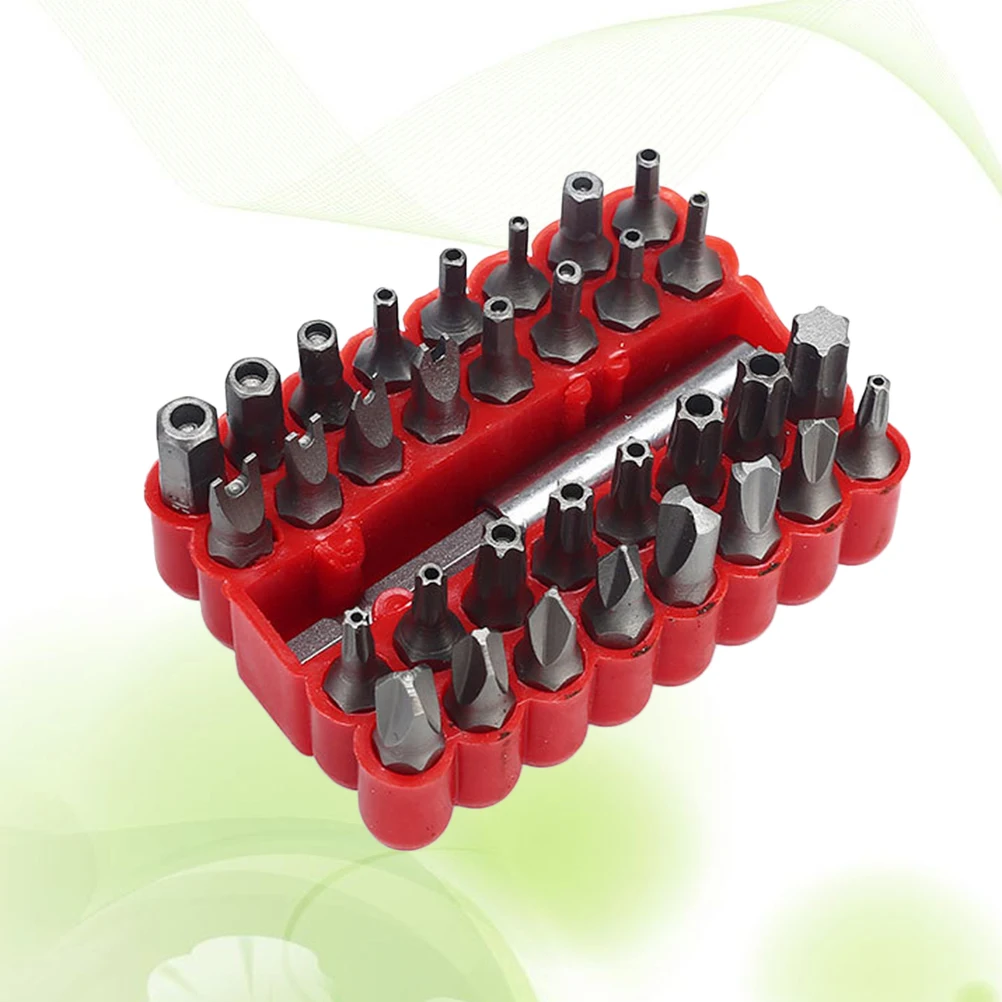 33 ชิ้นชุดซ็อกเก็ตรูปพิเศษไขควง Bits ความร้อน Assortment Bit ซ็อกเก็ตแรงบิดสูง Star Spline สําหรับรถยนต์