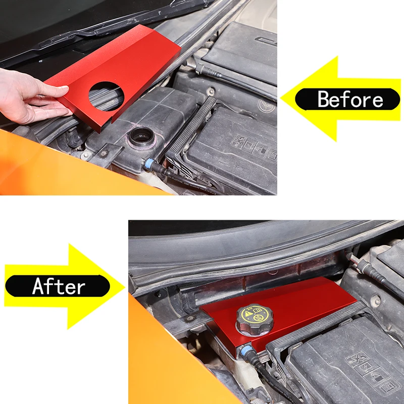 

Для Chevrolet Corvette C7 2014-2019 защитная крышка двигателя из алюминиевого сплава, автомобильная антифризная крышка блока предохранителей, аксессуары