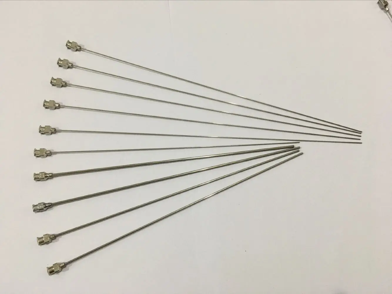 5pcs OD 1.2mm 18G 1.2x60/80/100/120/150/200/250/300mm Stainless Steel Syringe Needle Sampling Needle Industry Nozzle Flat End