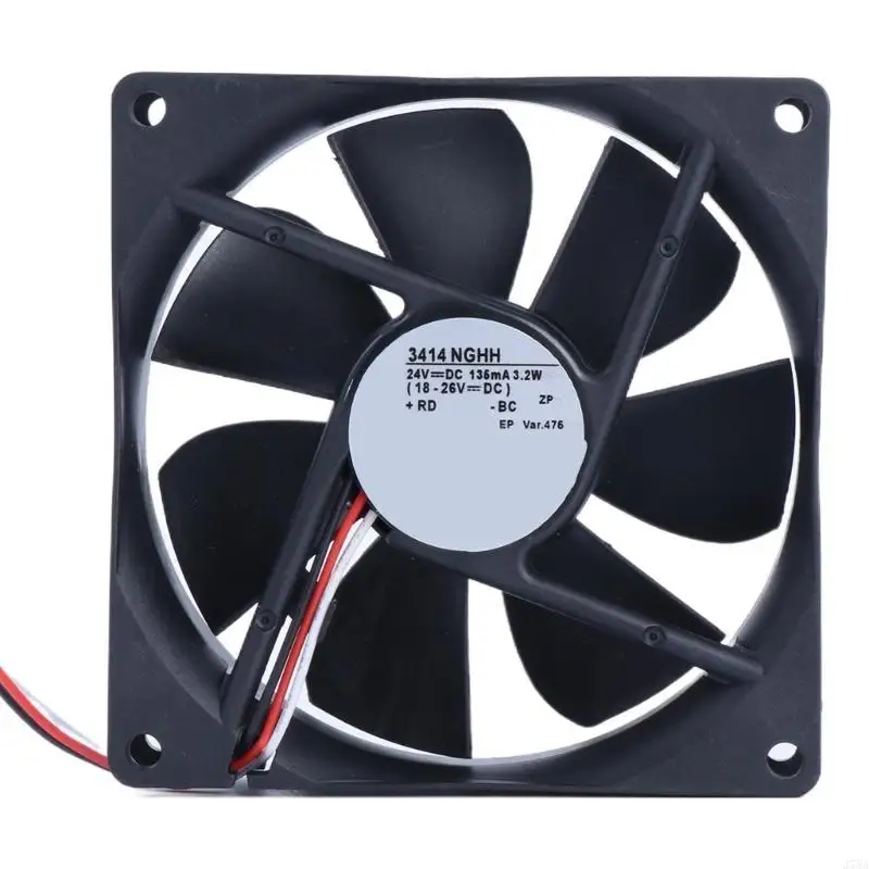 J78A Heat Dissipation Effective 3414NGHH 24V 9cm Cooling Fan for Computer CPU Inver