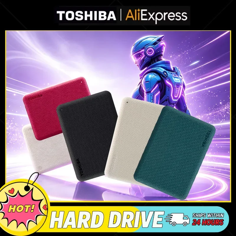 Toshiba V10 Portable External Hard Drive USB 3.0 1TB 2TB 4TB HDD Disk Mobile 2 PC Tablets PS4 Notebook Desktop Computer