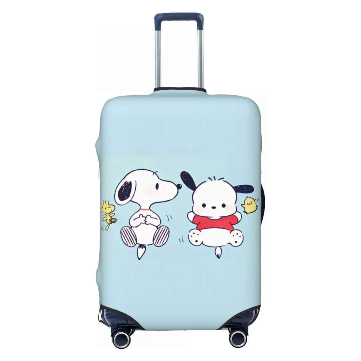 Funny Snoopy And Friends Suitcase Cover Travel Holiday Practical Luggage Accesories Protector