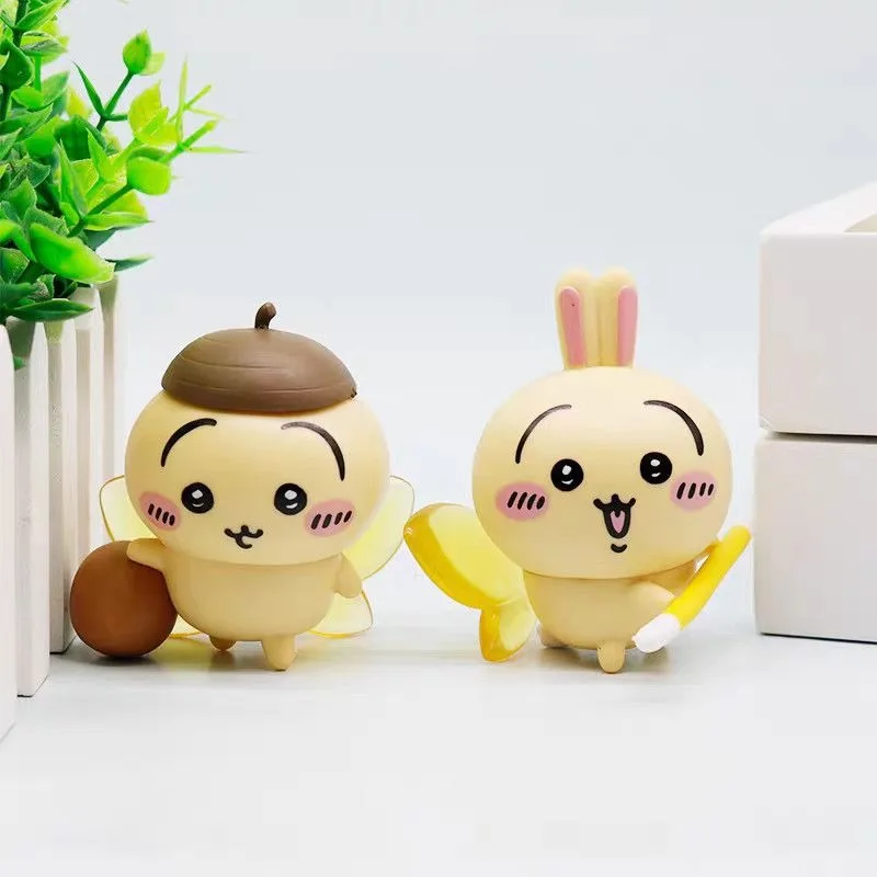 ウサッチ ブラインドボックス チイカワ ジイカワ ハッピーパートナーシリーズ 手作りデスクトップドール 装飾ギフト