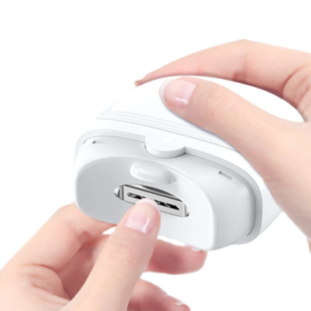 

Electric Automatic Nail Clippers With Light Trimmer Nail Cutter Manicure For Baby Adult Care Scissors Body Tools USB Charging
