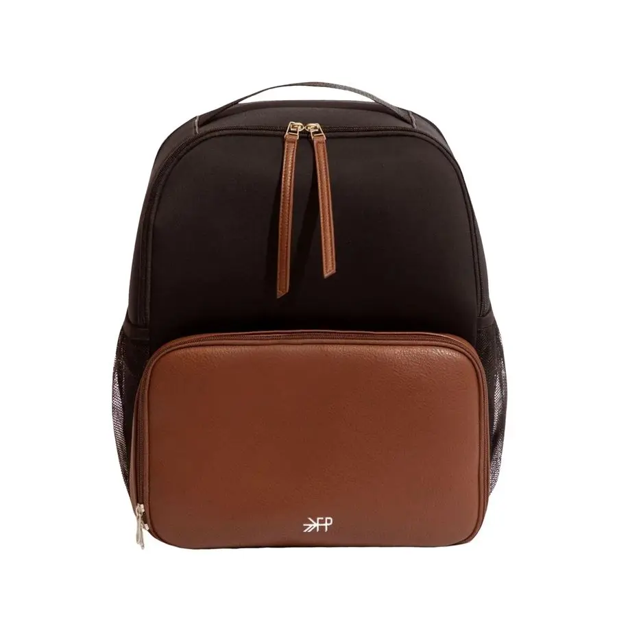 

Picked Breast Pump Backpack, Wipeable Vegan Leather and Neoprene Breast Pump Bag, Fits Spectra S1 and S2, 3Compartment, 8Pocket