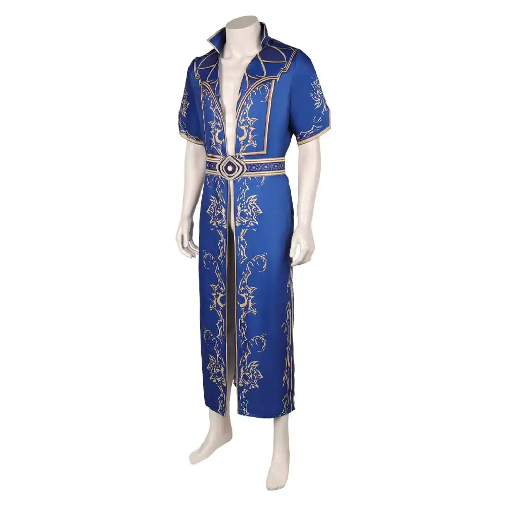 Fantasy Gagel Cosplay Kostuum Jas Spel Baldur Cos Poort Jasje Riem Voor Mannen Mannelijke Outfit Fantasia Halloween Carnaval Pak