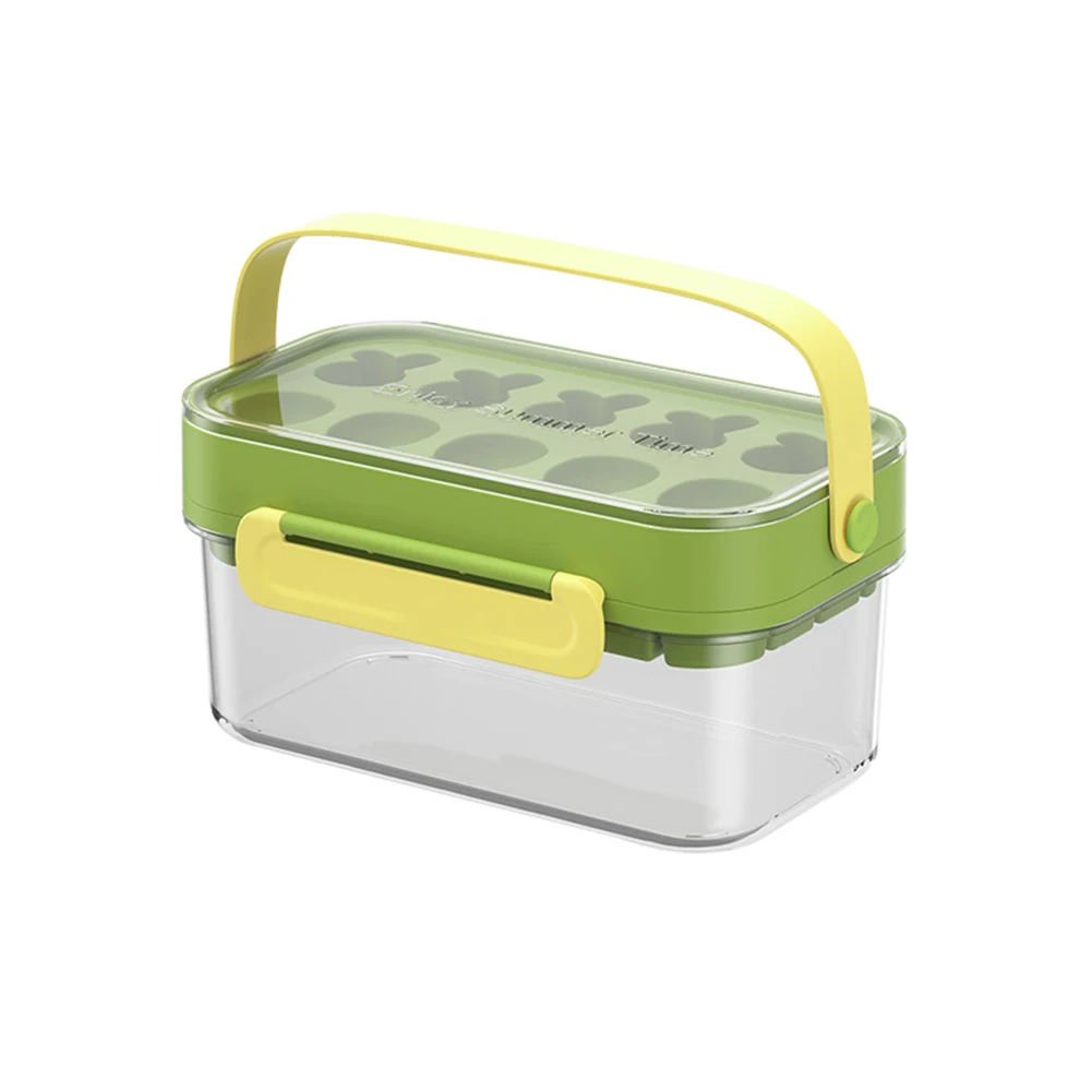

Ice Mold Box For Freezer Easy-Release Stackable Mini Ice Cubes Maker Ice Making Tools