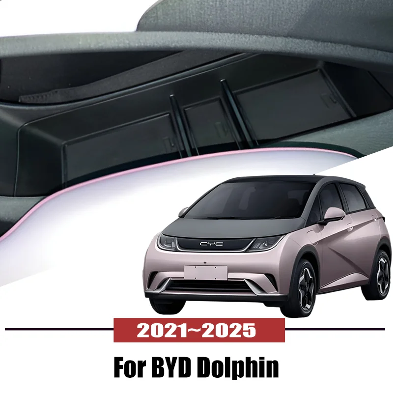 

For BYD Dolphin 2021~2025 2022 2023 MK1 Car Central Armrest Storage Box Holder Console Organizer Auto interior Accessories Tools