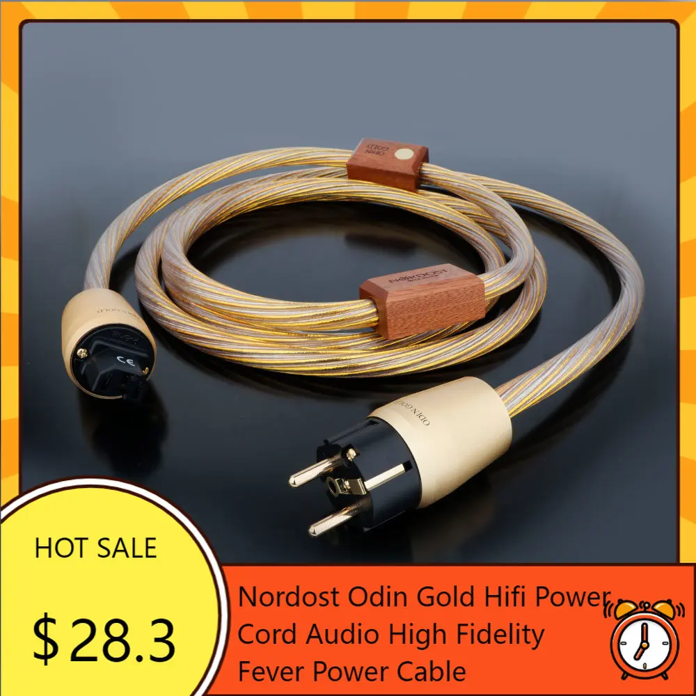 

Nordost Odin Gold Hifi Power Cord Audio High Fidelity Fever Power Cable Schuko Version Power Line