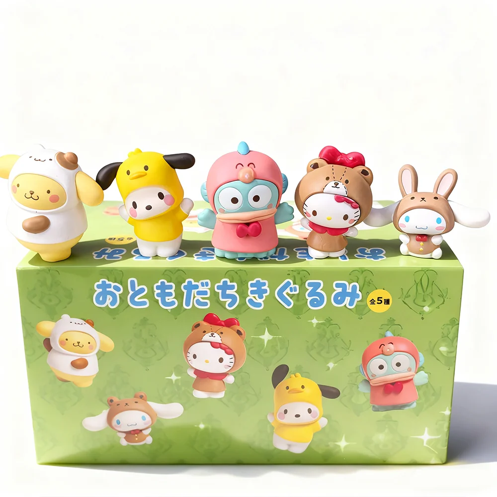 ブラインドボックス かわいいアニメ クロミ シナモロール マイメロディ アクションフィギュア おもちゃ デスクトップデコレーション 誕生日プレゼント
