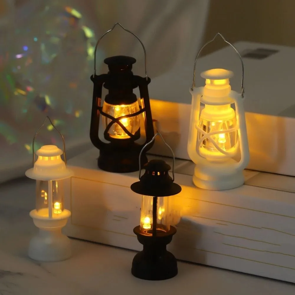 Vela electrónica LED Retro, Mini luces nocturnas cuadradas sin llama creativas, estilo europeo, sin humo