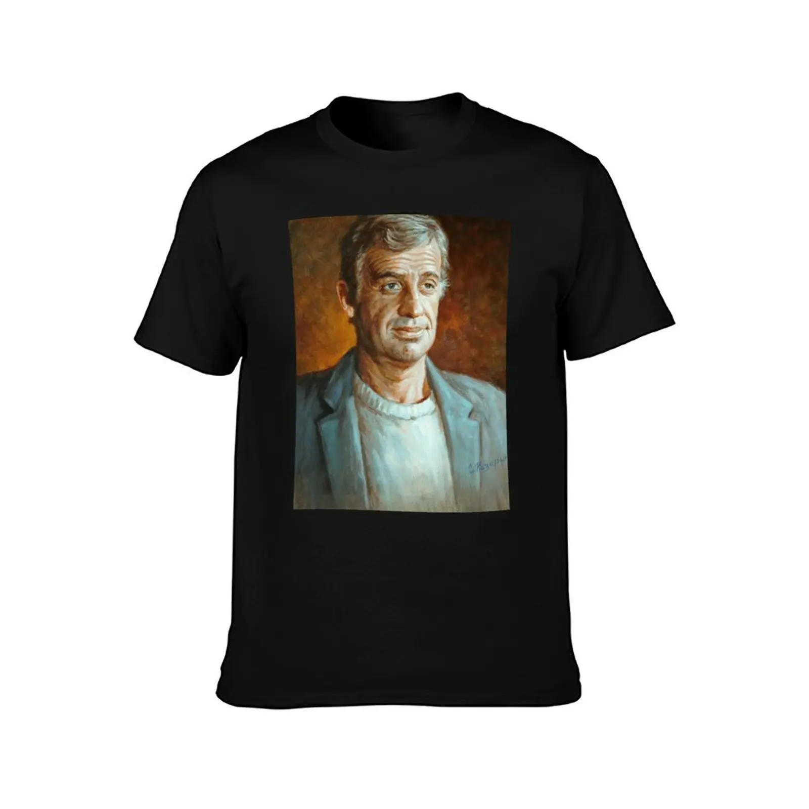 Jean Paul Belmondo T-Shirt Lightweight Basic Short Sleeve Shirt T-Shirt