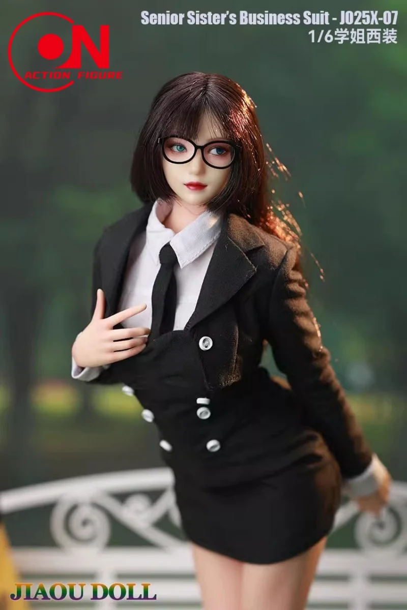 JO25X-06 JO25X-07 1/6 échelle femme taille exposée demi-jupe costume noir ensemble de vêtements modèle adapté 12 pouces PH TBL soldat figurine d'action