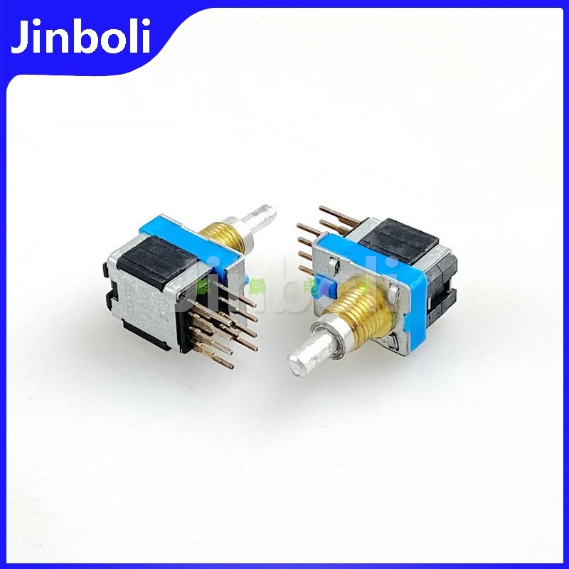 1PCS 2-knife, 3-speed Amplifier Audio Signal Switching Band Conversion switch, 2 Rows Of 8 pins, Copper Pins