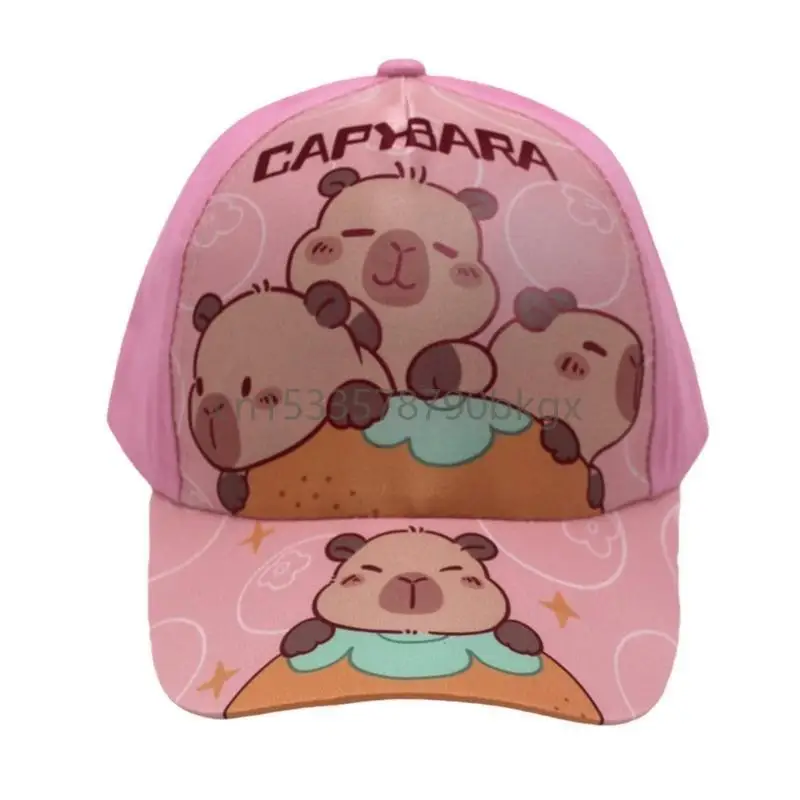 

Stylish Capybara Pattern Hat Trendy Breathable Children Hat Themed Party Hat J78E