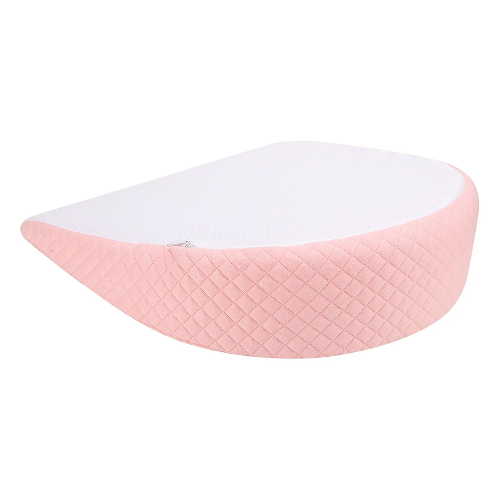 Newborn Slope Pillow Positioning Baby AntiReflux Pillow Feeding AntiSlip Polyester and Non‑slip Cloth Pillow