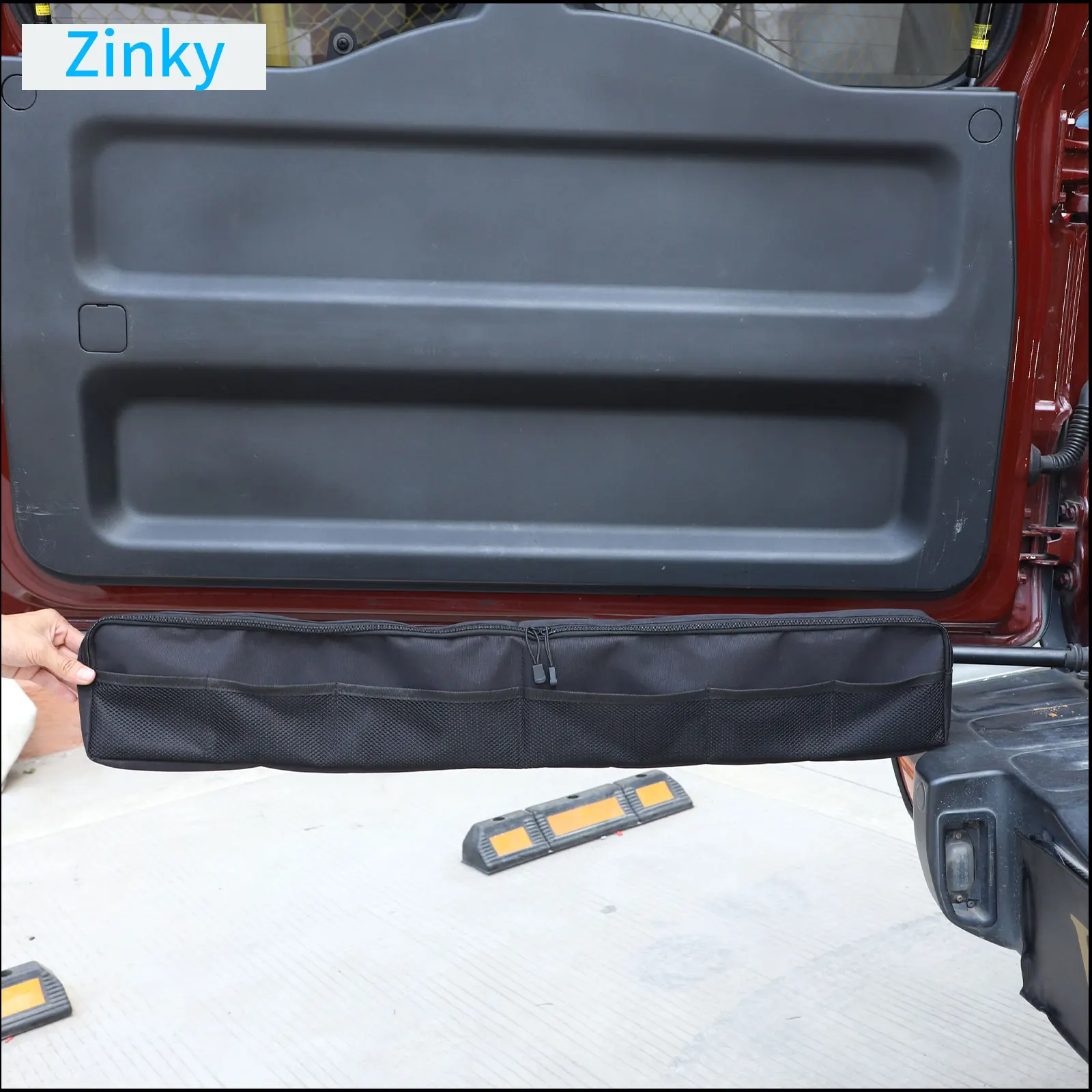 

Zinky Oxford Cloth Car Rear Door Storage Bag Organizer Accessories Tool Kit Pocket for Toyota FJ Cruiser 2007-2021 Accessories