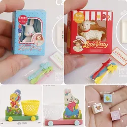 1/6 1/12 Mini Model Doll House Furniture Accessories Animal Doll Stroller Building Block Bjd Ob11 Gsc Blyth Soldier Lol Decor