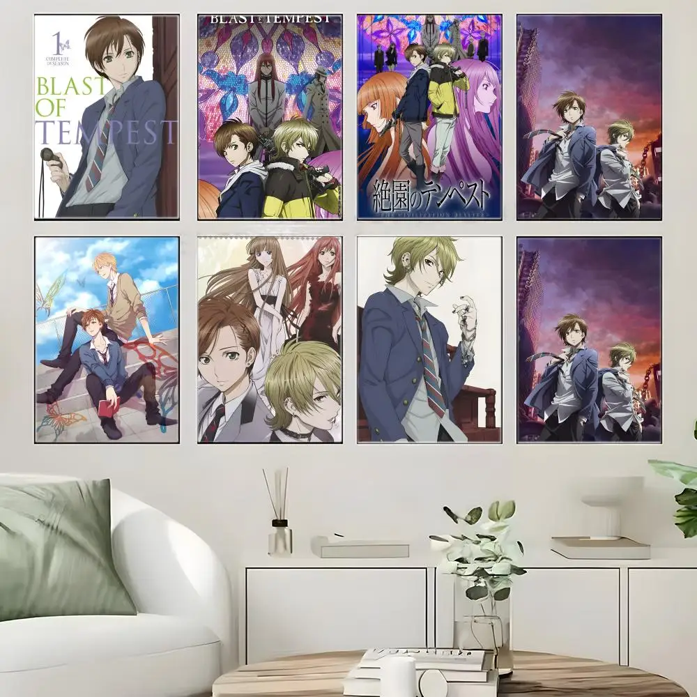 Póster de Anime Z-ZetsuenS no TempestS, sin pliegues, resistente al agua, duradero, decoración de pared para todo tipo de espacios