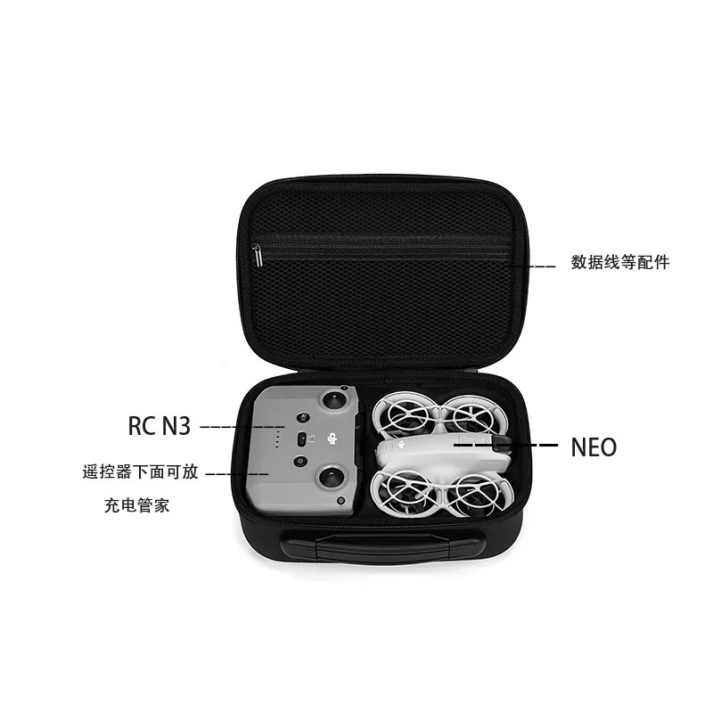 For DJI Neo Body Storage Bag Protective Handbag Portable Carrying Case Light Handy For DJI RC N3 Drone Accessories