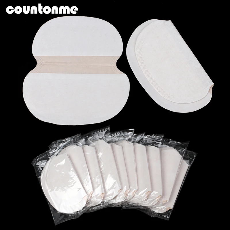 100Pcs Underarm Absorbent Pads Summer Armpit Sweat Pad Ultra-thin Big Size Anti Perspiration 50pairs Cleaning Disposable Sticker