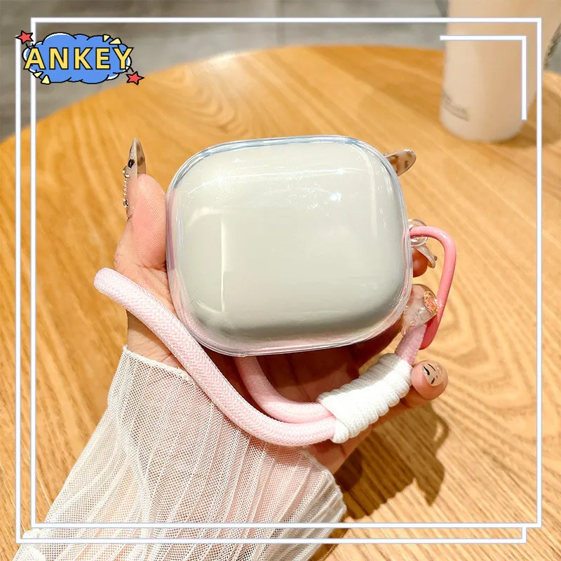 Para Anker Soundcore Liberty 5 ANC funda protectora transparente TPU cubre auricular Bluetooth