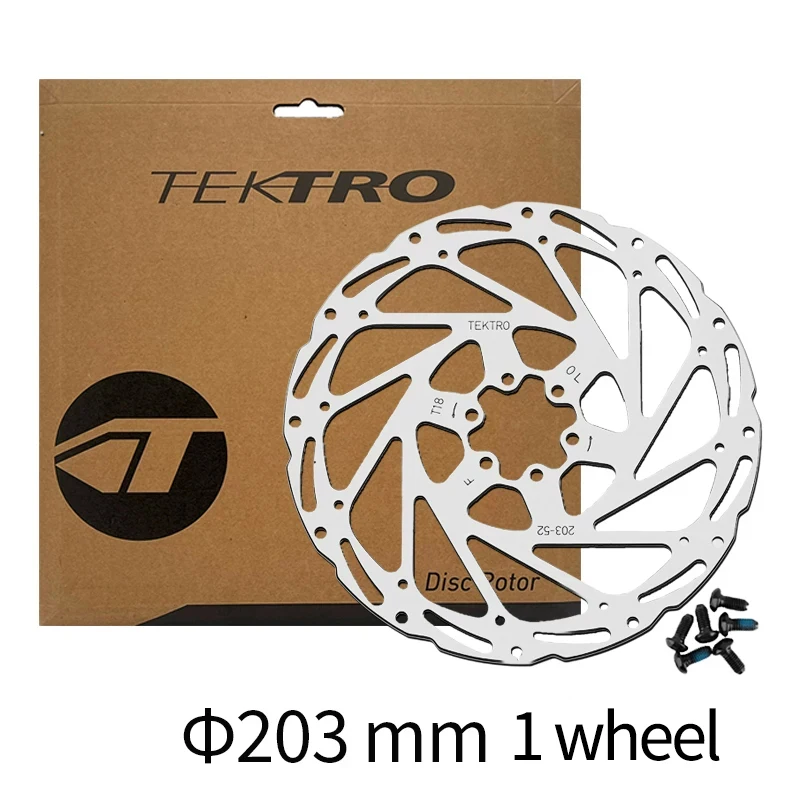 Tektro-ステンレス鋼ボルト自転車ディスクブレーキローター,160mm
