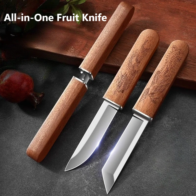 

Fruit Knife Household Multi-Purpose Utility Knife Sharp High-Hardness Melon and Fruit Knife Meat Cutting Knife Lamb Chop and Ste