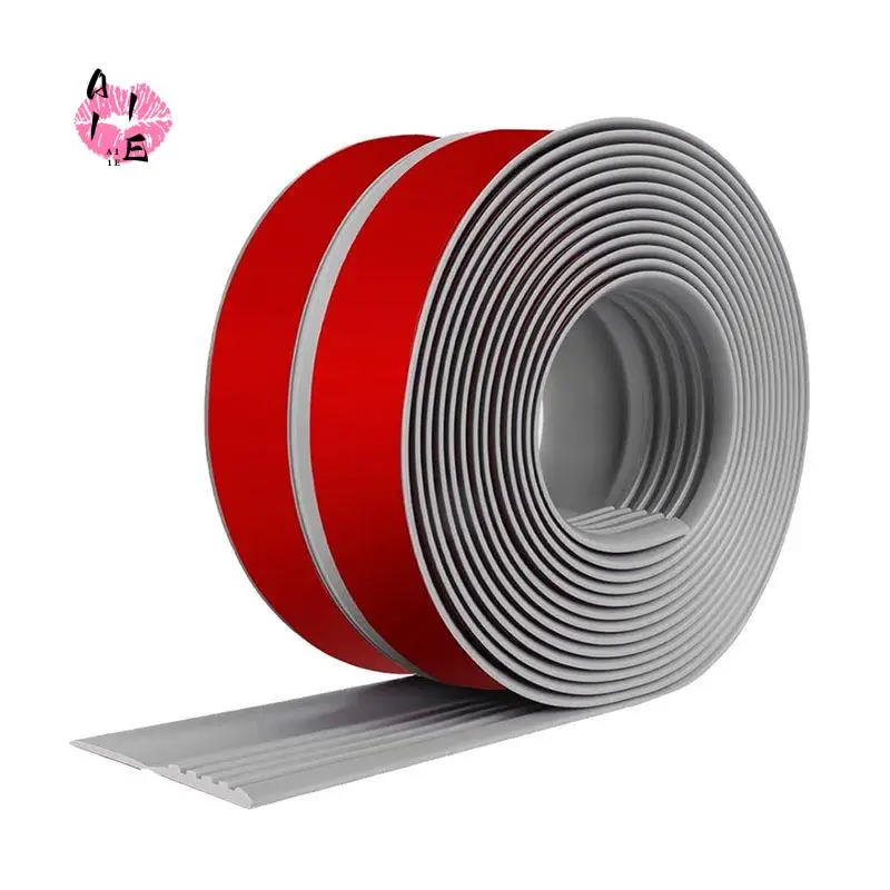 A11E-Stair Edge Trim Self Adhesive Stair Nosing Molding Trim Non-Slip Rubber Nose For Indoor Outdoor Use