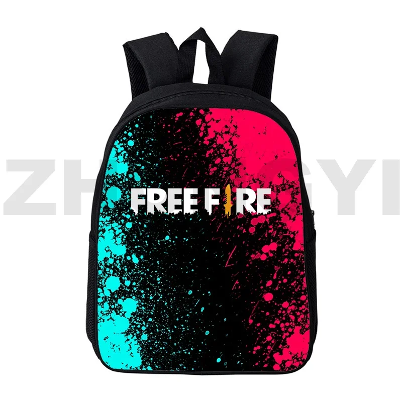 Free Fire Garena Backpacks Men Anime Harajuku Rucksack Kindergarten 12/16 Inch Casual Travel Bag Free Fire Schoolbags for Girls