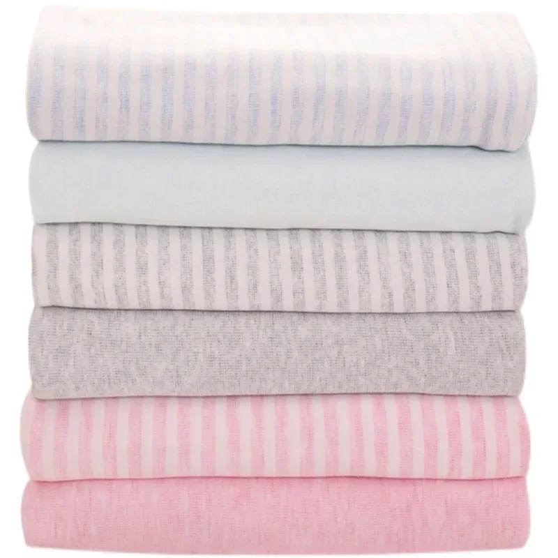 180x50cm Soft 100% Cotton Knitted Fabric For Baby Clothes Blankets, Pajamas,Blanket Handmade DIY Clothing abrics TJ20269