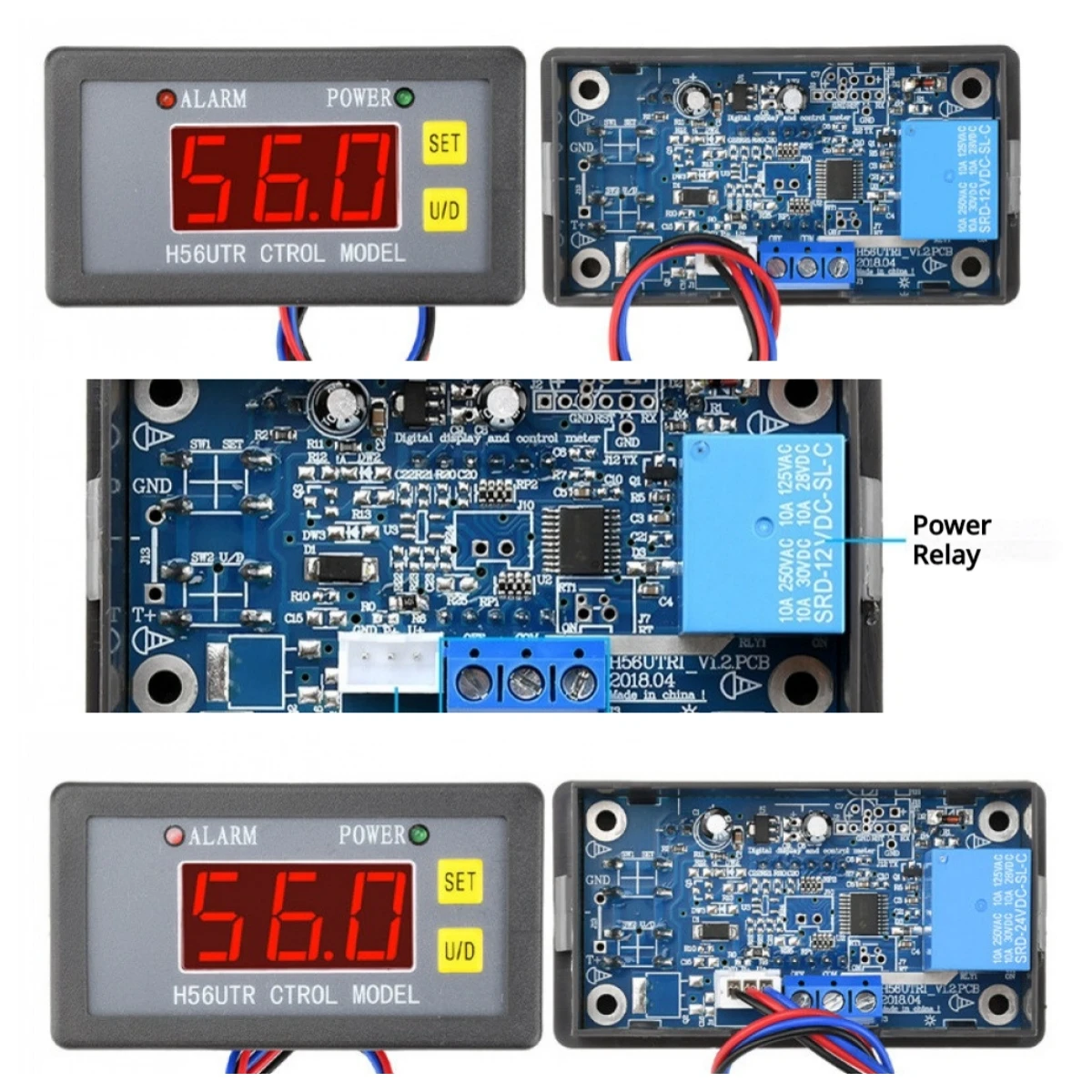 H56HR Time-Delay Relay for Water Pump Motor Control: Adjustable Trigger Timing, Cyclic Engagement, and Switch On/Off