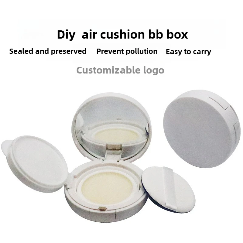 Empty Cushion Compact Case Refillable BB Cream Container with Mirror Leakproof Design Eco-Friendly Travel Essential Gift