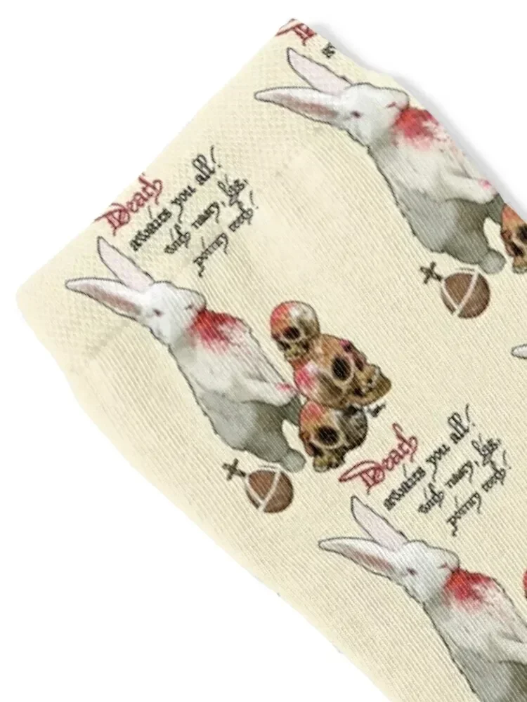 Killer Rabbit of Caerbannog Socks bright garter funny gift Children's loose Socks Woman Men's