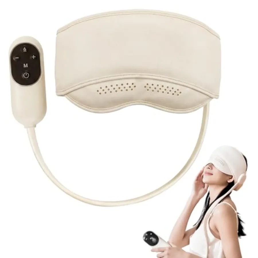 

Electric Head Massager for Headaches Eye Massager with Heat Rechargeable Head and Eye Massage for Stress Relax Fatigue Ideal fo