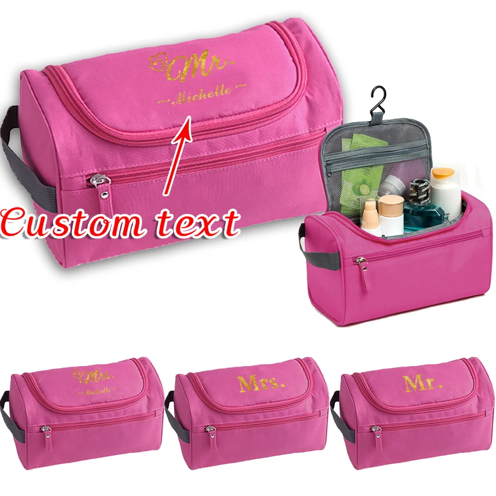 

Personalized Customization Name Portable Makeup Bag Wash Bag High-quality Hanging Waterproof Wash Bag Customized Product