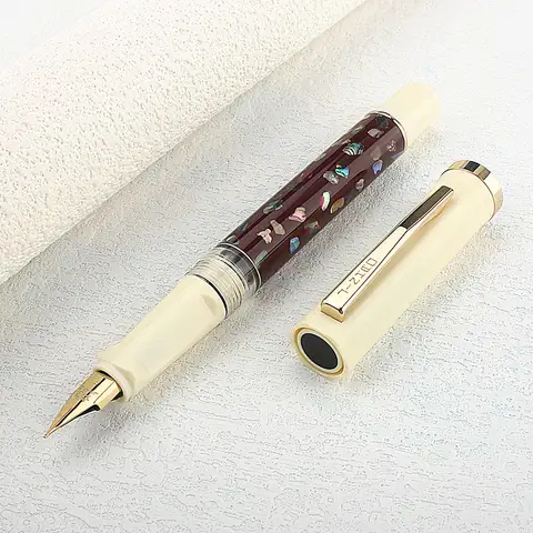 JINHAO 58 Green/Red Shell Fountain Pen High Quality Colors F EF Nib Ink Pen Calligraphy Pen School Office Supplies Stationery