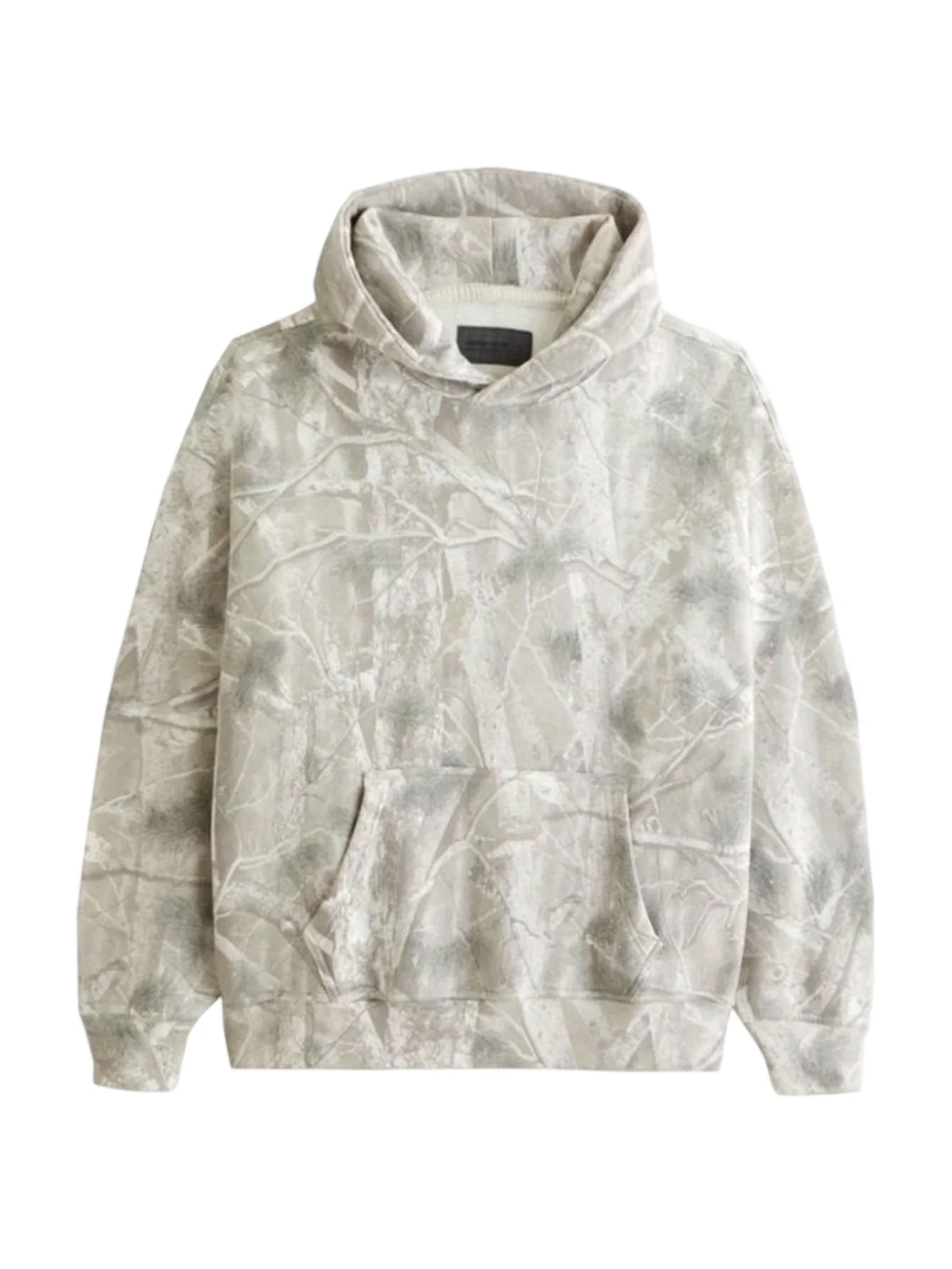 Camo Hoodie for Women Oversized Maple Leaf Hooded Sweatshirt Graphic Print Pullover Hoodies with Pocket