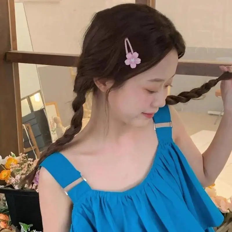 Thạch Họa Tiết Cherryblossom Hình Kẹp Tóc Nóng Thanh Thiếu Niên Hồng Cherryblossom Tóc Mùa Hè Kẹp Tóc Dễ Thương Dành Cho Người