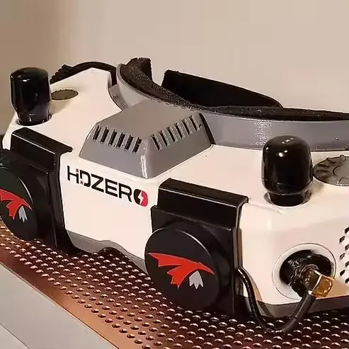 Óculos HDZero FPV 46FOV 1080P 90HZ Display OLED 3ms Latency DVR embutido 2-5S Capacete Receptor Óculos RC FPV Racing