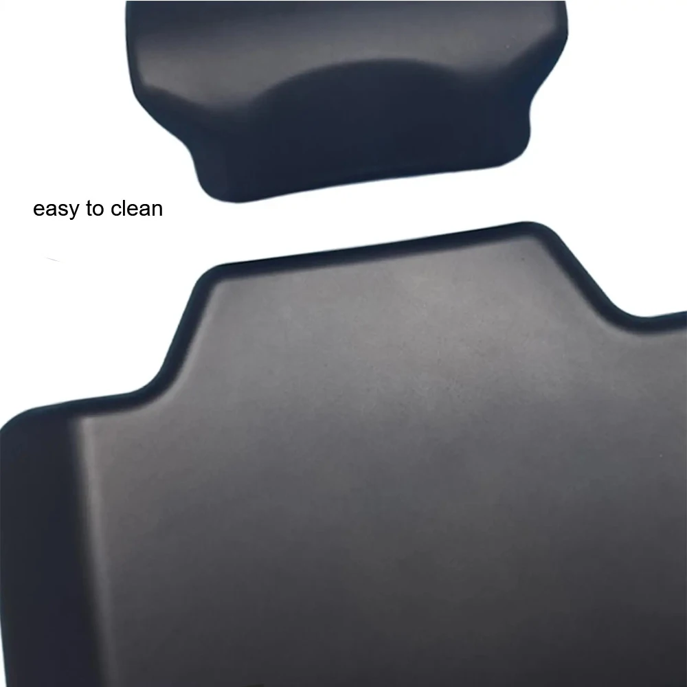 Top Case Cuscino per schienale per passeggero Cuscino per schienale per scatola posteriore Antigraffio Comodo spugna morbida in pelle PU per scatola superiore da 45 litri