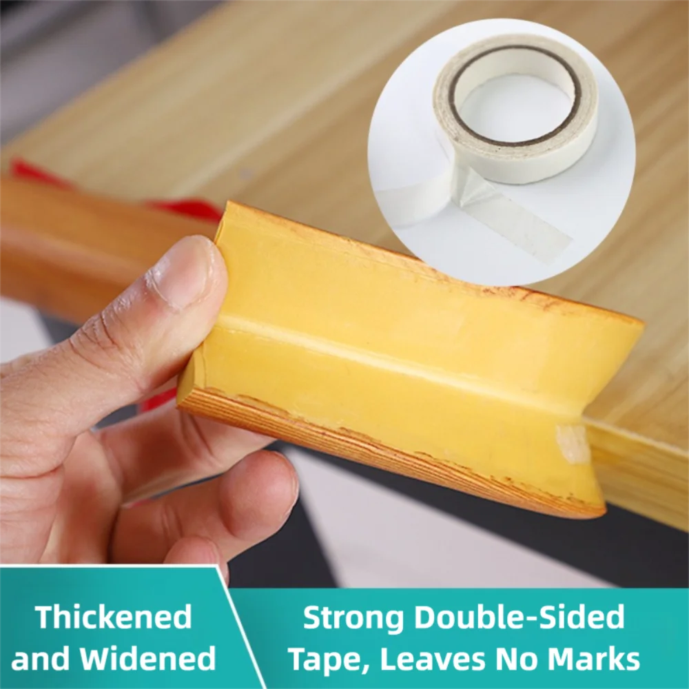 แผ่นกันกระแทกขอบโต๊ะเด็ก 2 เมตร แบบนุ่มหนา ป้องกันมุมผนัง ลายไม้ NBR แผ่นกันกระแทกขอบหน้าต่าง ขอบเตียง