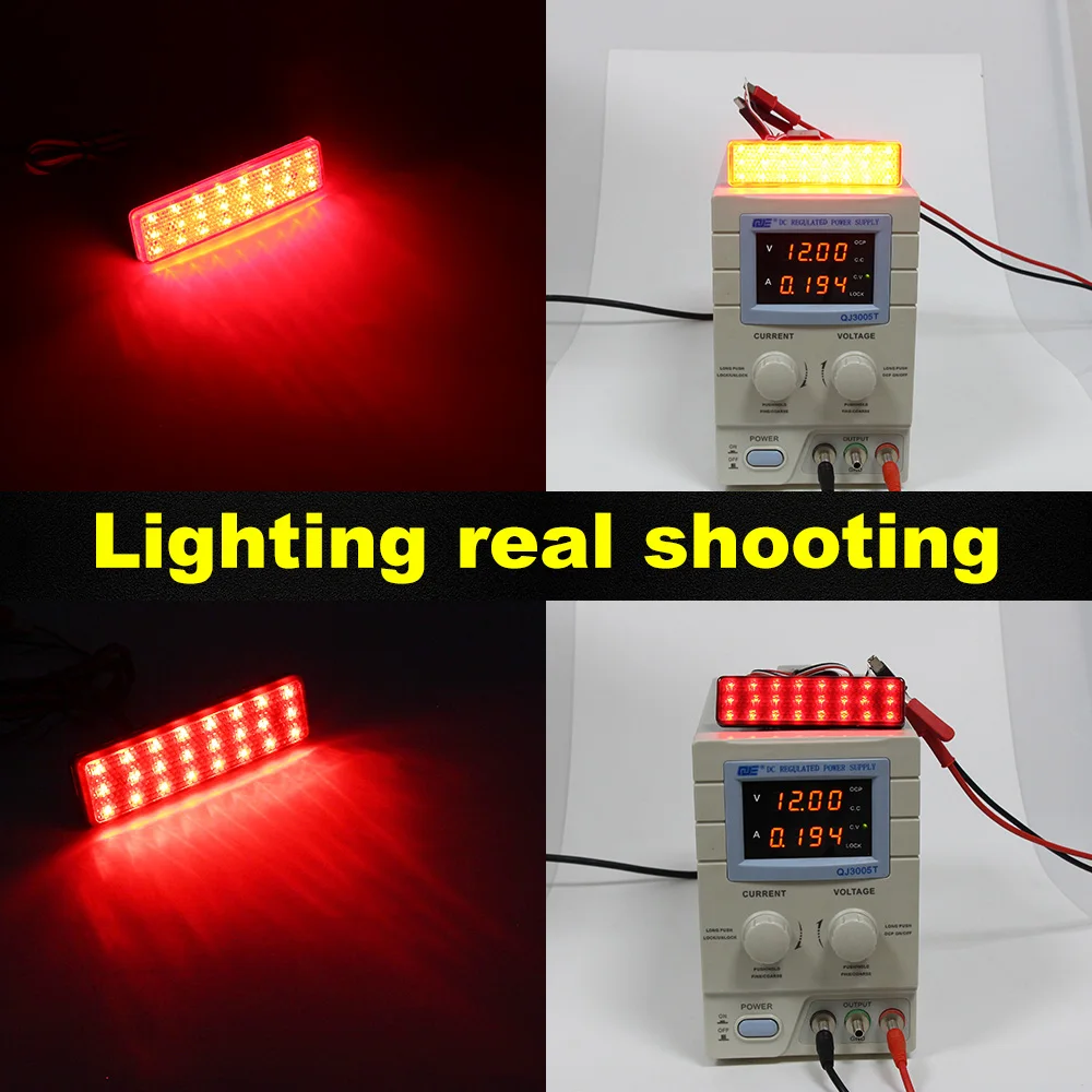 

2PCS Car LED Rear Bumper Reflector Brake Light For Opel Vauxhall Vivaro Movano A For Renault Master Trafic For Nissan Primastar