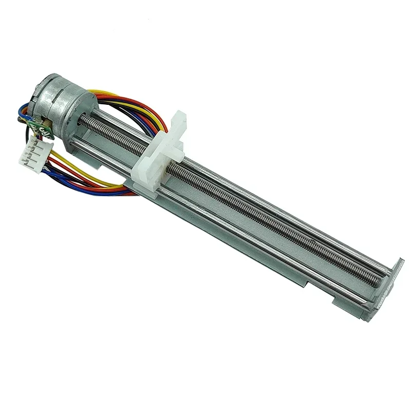 

80mm Stroke Micro 15mm Linear Stepper Motor DC 5V 6V 2-Phase 4-Wire Stepping Motor Block Screw Rod Actuator DIY Laser 3D Printer